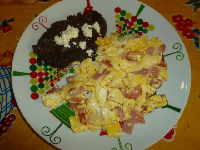 HUEVOS CON JAMON